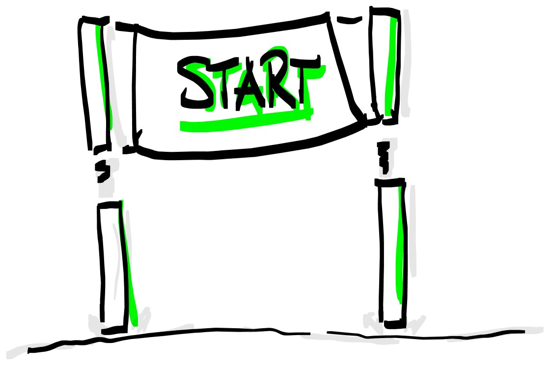 Piktogramm: Start